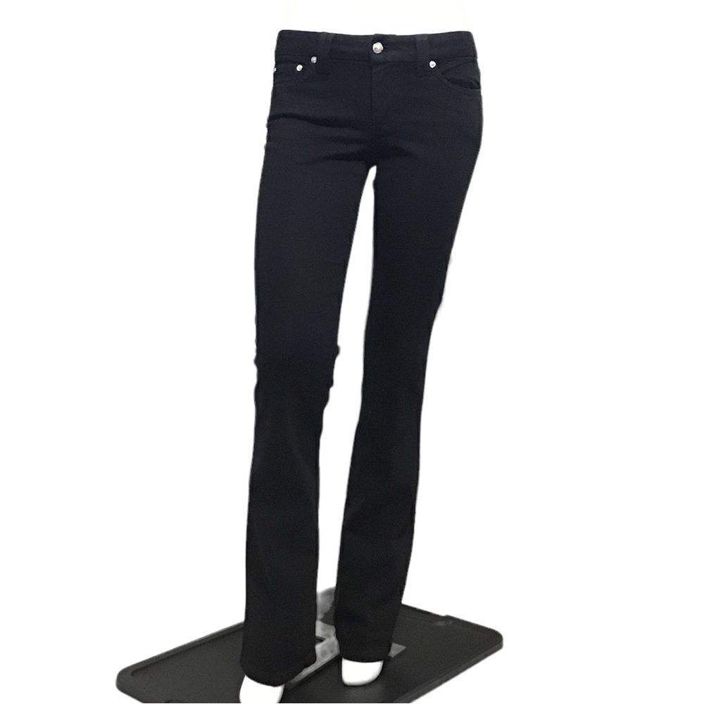 Joe’s Jeans Black Dark Wash Denim Jeans Honey Booty Fit Flare Leg